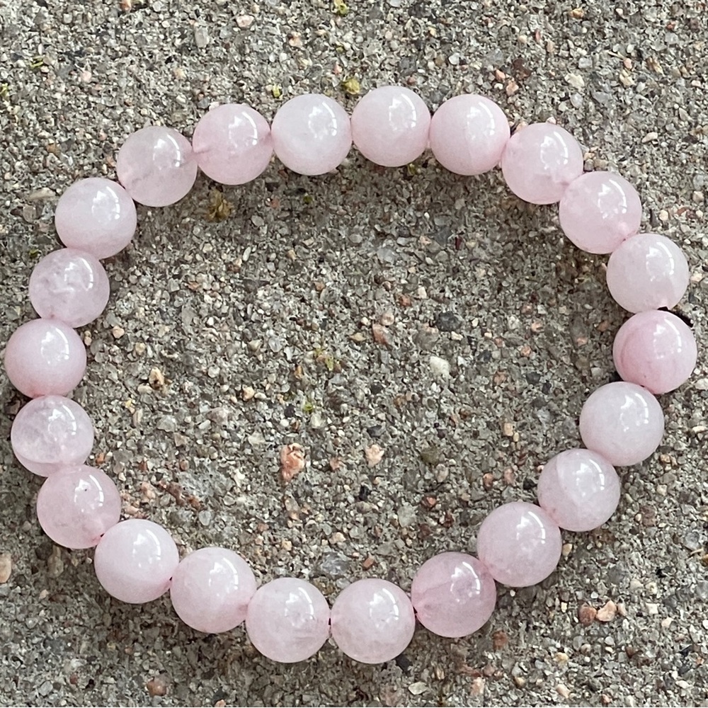 Rose Quartz Beaded Bracelet